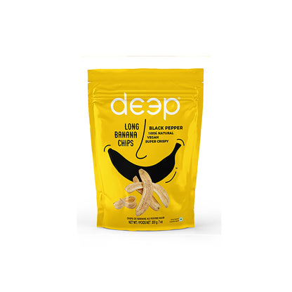 BANANA CHIPS LONG - BLACK PEPPER