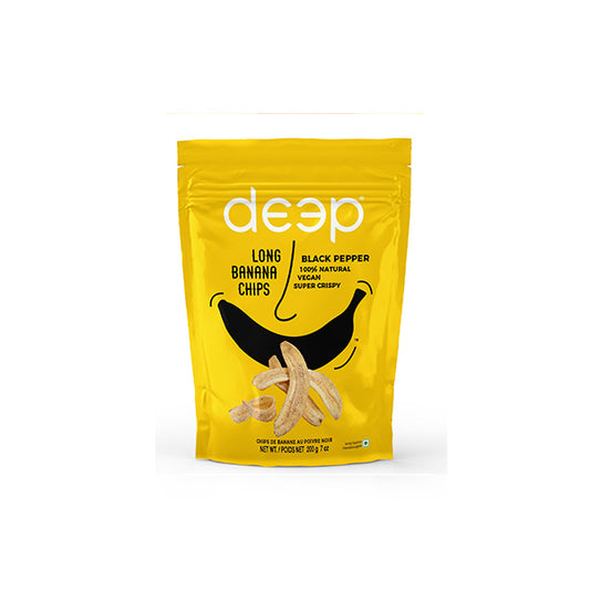 BANANA CHIPS LONG - BLACK PEPPER