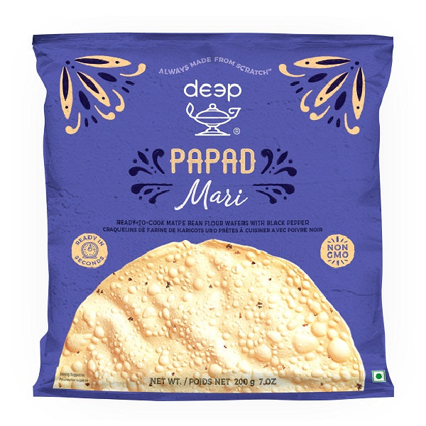PAPAD UDAD BLACK PEPPER MARI