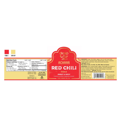 RED CHIILI PICKLE SWEET & SPICY