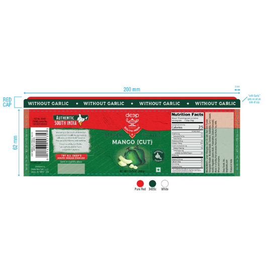 MANGO CUT PICKLE W/O GARLIC